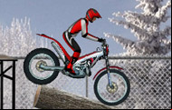 Bike Trial Snow Ride